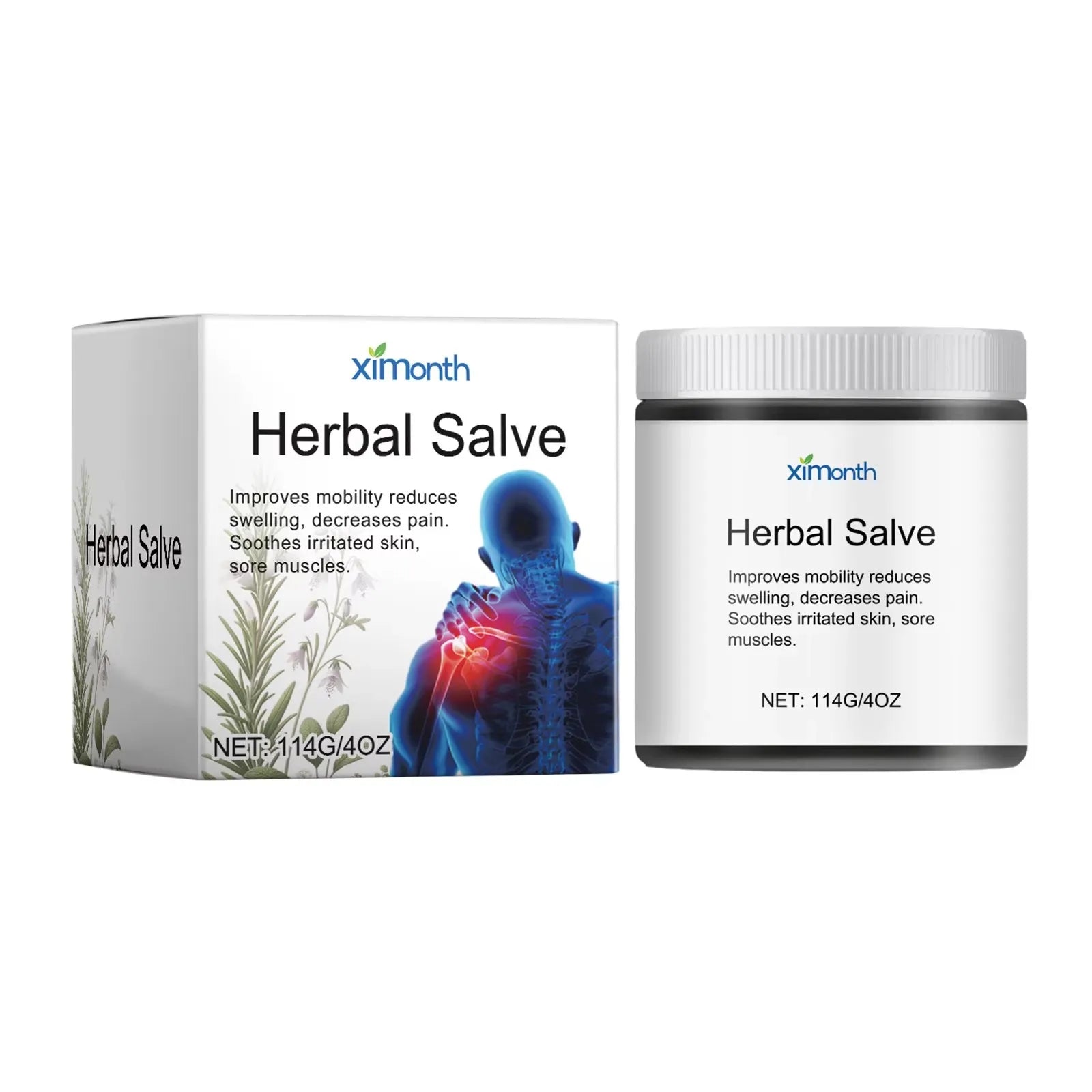 Dropshipping Wholesale Natural Herbal Knee Mobility Improvement Gentle Care Herbal Ointment