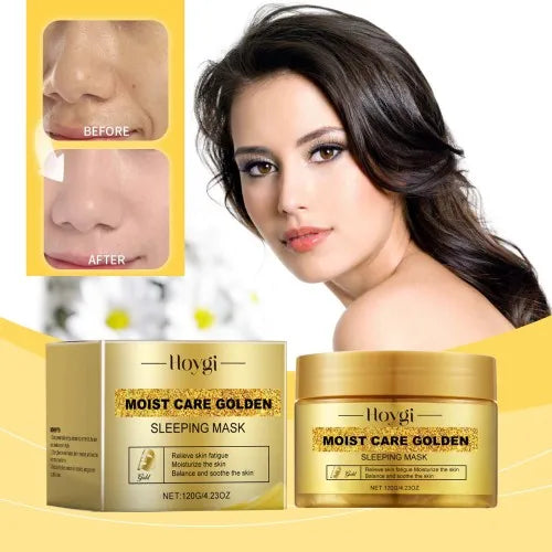 Hoygi Gold Sleeping Moisturizing  Smoothing And Firming Skin Hydrating Mask