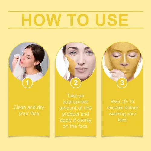 Hoygi Gold Sleeping Moisturizing  Smoothing And Firming Skin Hydrating Mask