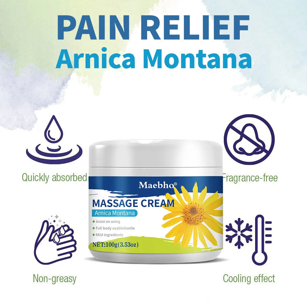 Arnica Muscle Pain Relief Balm High Quality Left Leg Pain Relief Chinese Herbal Sports Cream