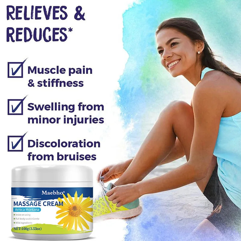 Arnica Muscle Pain Relief Balm High Quality Left Leg Pain Relief Chinese Herbal Sports Cream