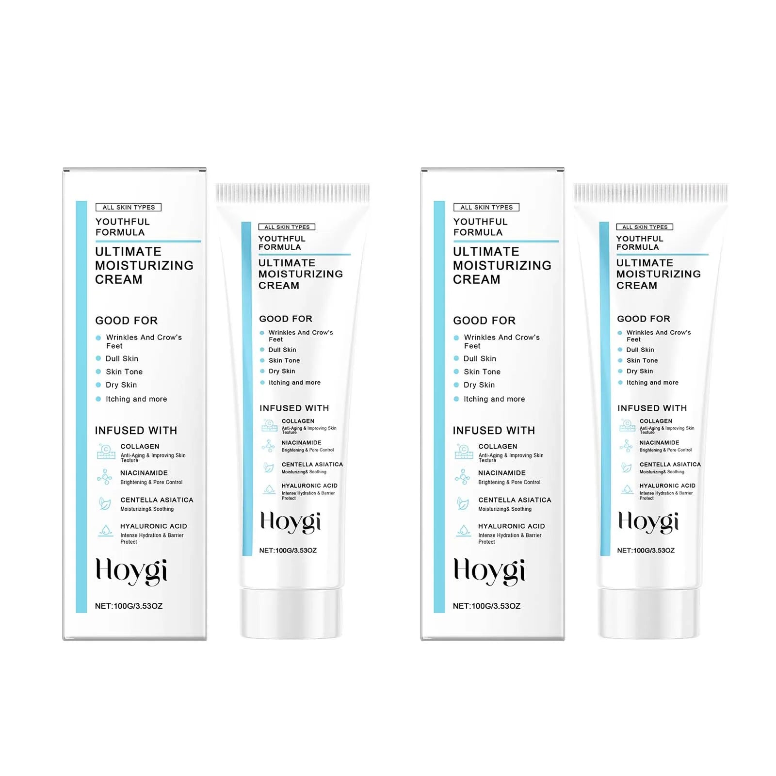 Centella Moisturizing Cream Hyaluronic Acid Daily Nourishing Cream Strengthen Barrier Rejuvenation Oil Control Brighten Skin Car