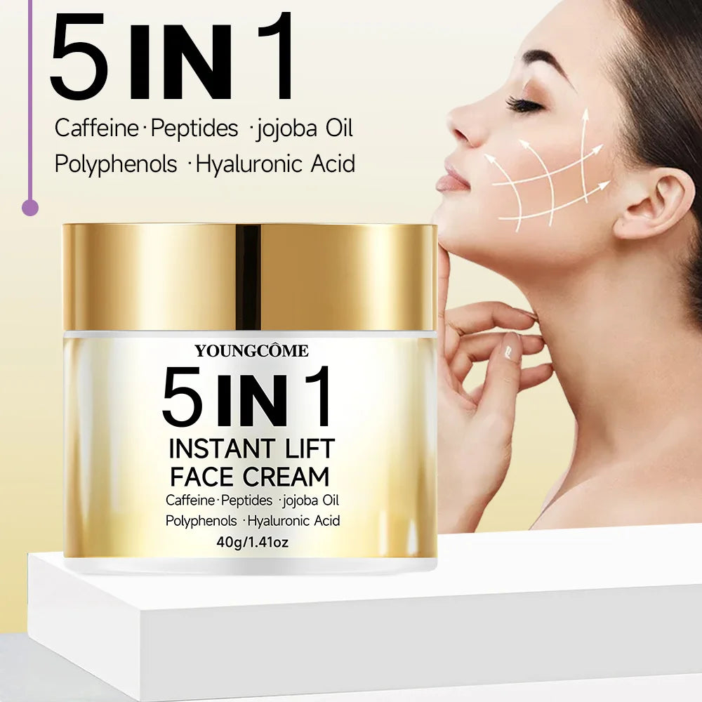 5-in-1 Facial Moisturizing Cream Containing Vitamin C Collagen Moisture Formula Suitable for All Skin Types