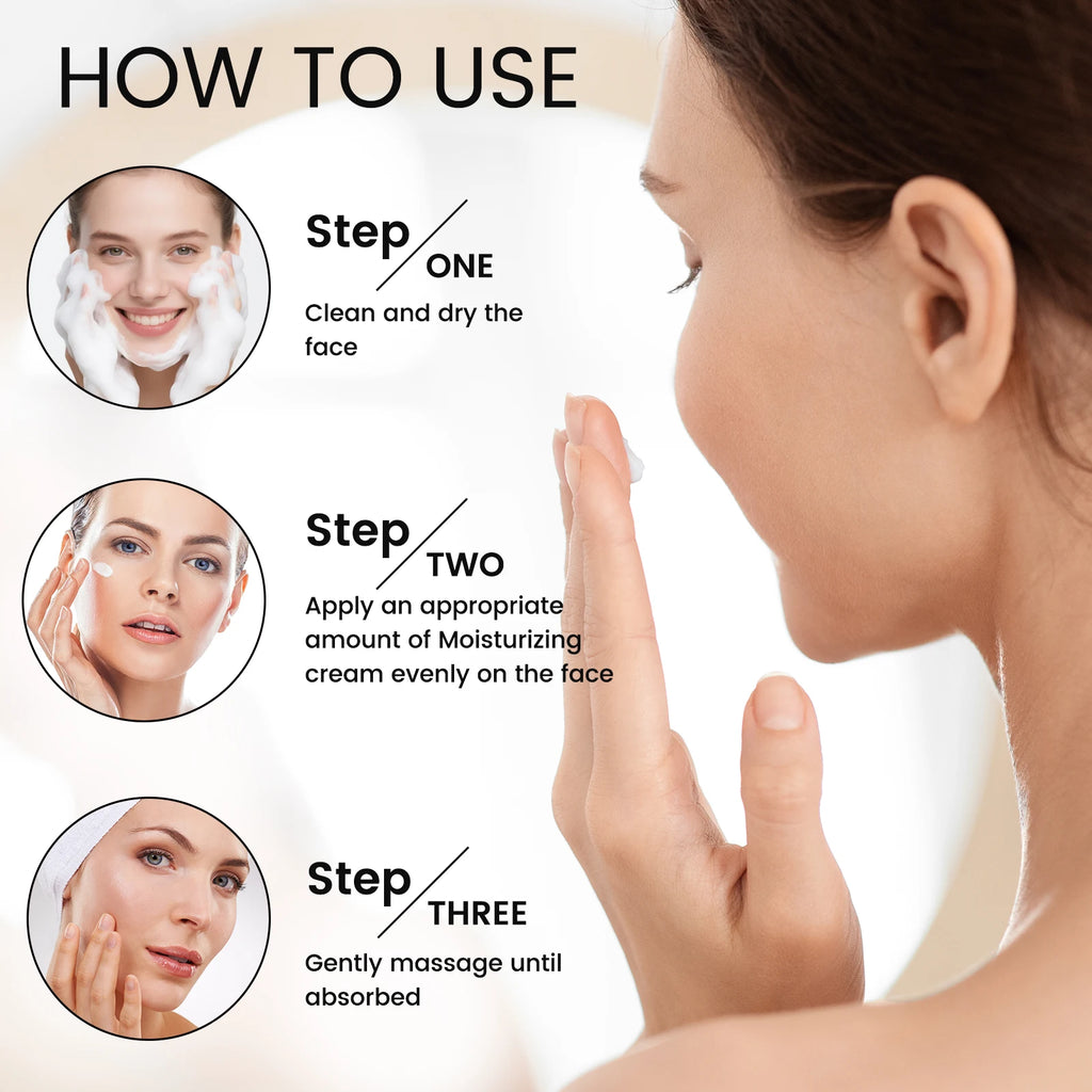 4-in-1 Anti-Wrinkle Cream with Rice, Ceramides, Rice Bran Oil, and Vitamin E – Essence Nourishing Hydrating Anti-Aging Cream.