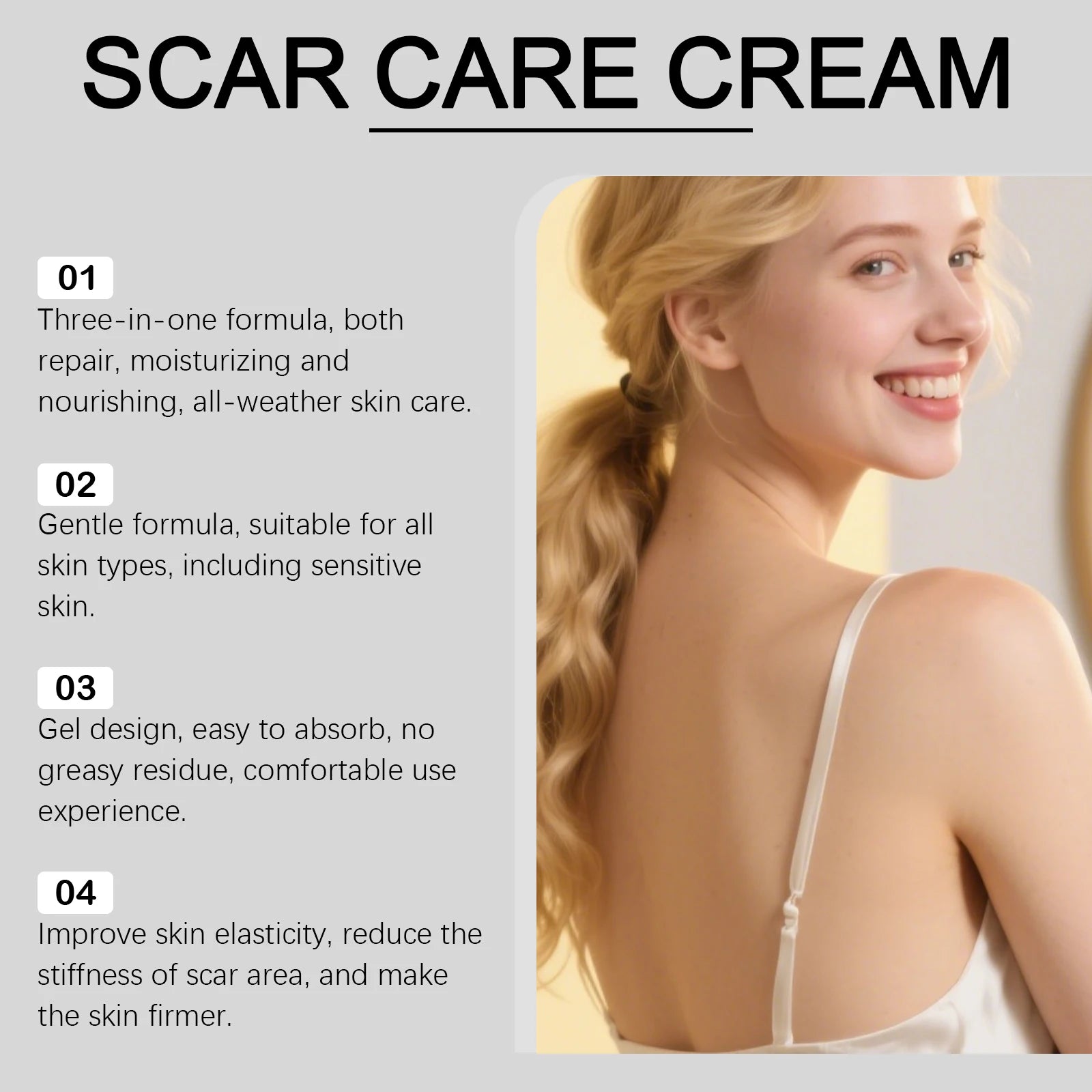 Skin Care Cream - Gentle and skin-friendly, non-greasy, comfortable, protects and smooths the skin, ideal for daily care