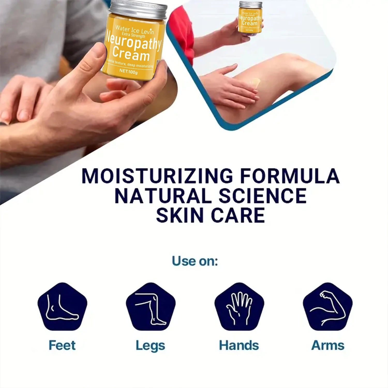 Body Cream, Natural Plant Moisturizer, Eucalyptus Essential Oil Soothes the Skin, Coconut Acid Deeply Moisturizes and Strengthens the Barrier, Lightweight Texture Absorbs Quickly and Locks in Moisture for a Long Time