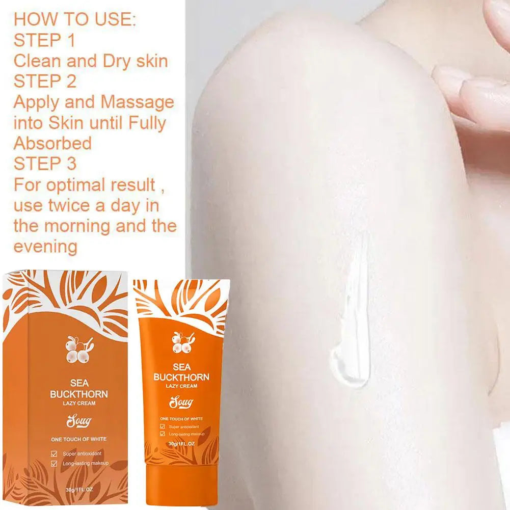 Natural Hydrating & Brightening Moisturizing Cream - Gentle Facial Skin Care For Improved Shiny Complexion