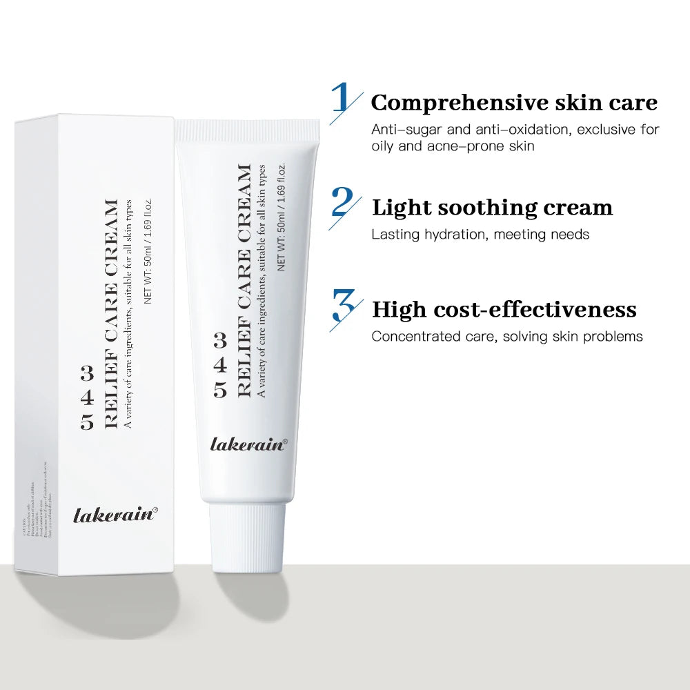 345 Soothing Cream, 50ml, Moisturizing for Dry Skin, Skin Care and Hydration, Moisturizing Cream, Soothing Cream