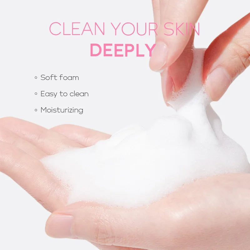LAIKOU Men Facial Cleanser Face Washing Moisturizing Man Skin Care Oil Control Blackhead Remove Scrub Cosmetics Deep Norishing
