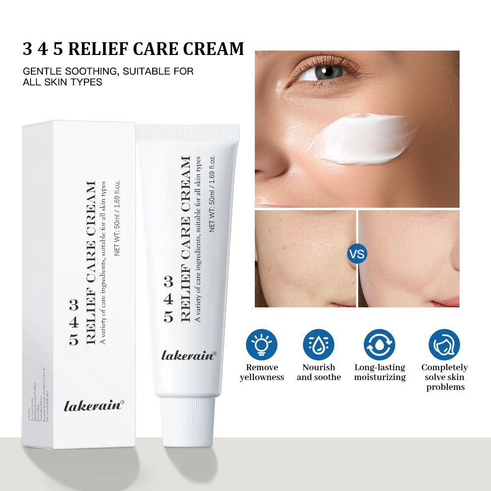 345 Soothing Cream, 50ml, Moisturizing for Dry Skin, Skin Care and Hydration, Moisturizing Cream, Soothing Cream