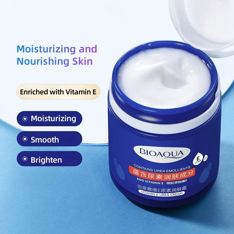 170G/Bottle Urea Moisturizing Cream, Hand Cream, Foot Cream, Body Lotion, Formulated with Glycerin, Vitamin E and Other Ingredients, Deeply Moisturizes the Skin, Prevents Dryness, and Leaves Skin Soft and Smooth, Suitable for