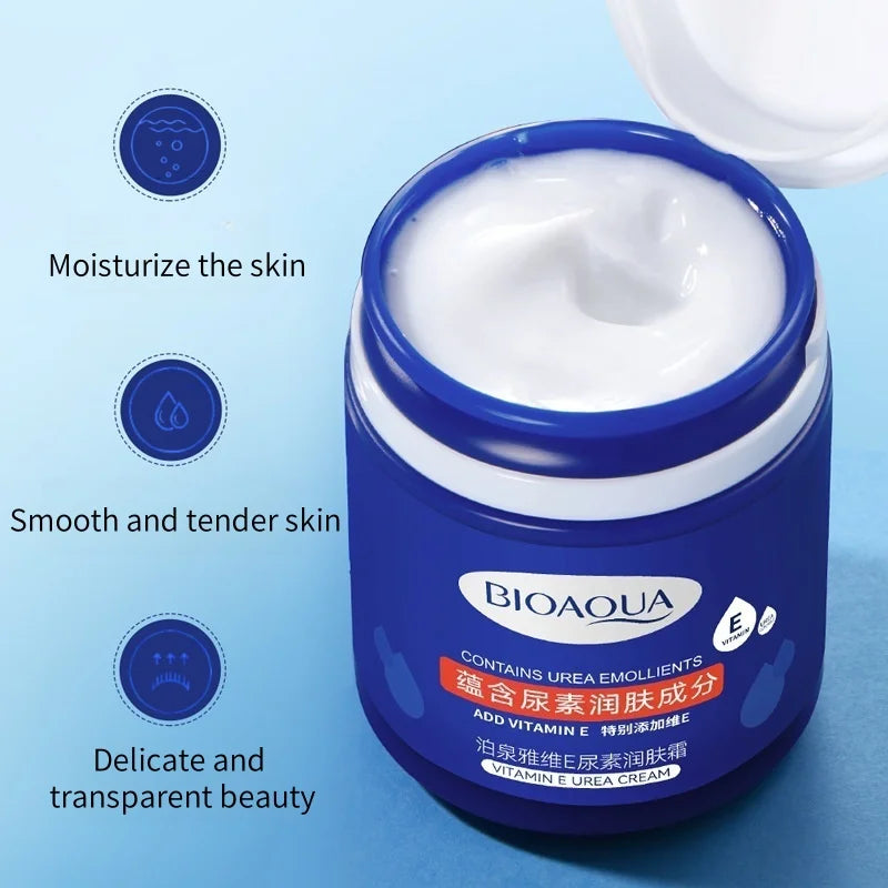 170G/Bottle Urea Moisturizing Cream, Hand Cream, Foot Cream, Body Lotion, Formulated with Glycerin, Vitamin E and Other Ingredients, Deeply Moisturizes the Skin, Prevents Dryness, and Leaves Skin Soft and Smooth, Suitable for
