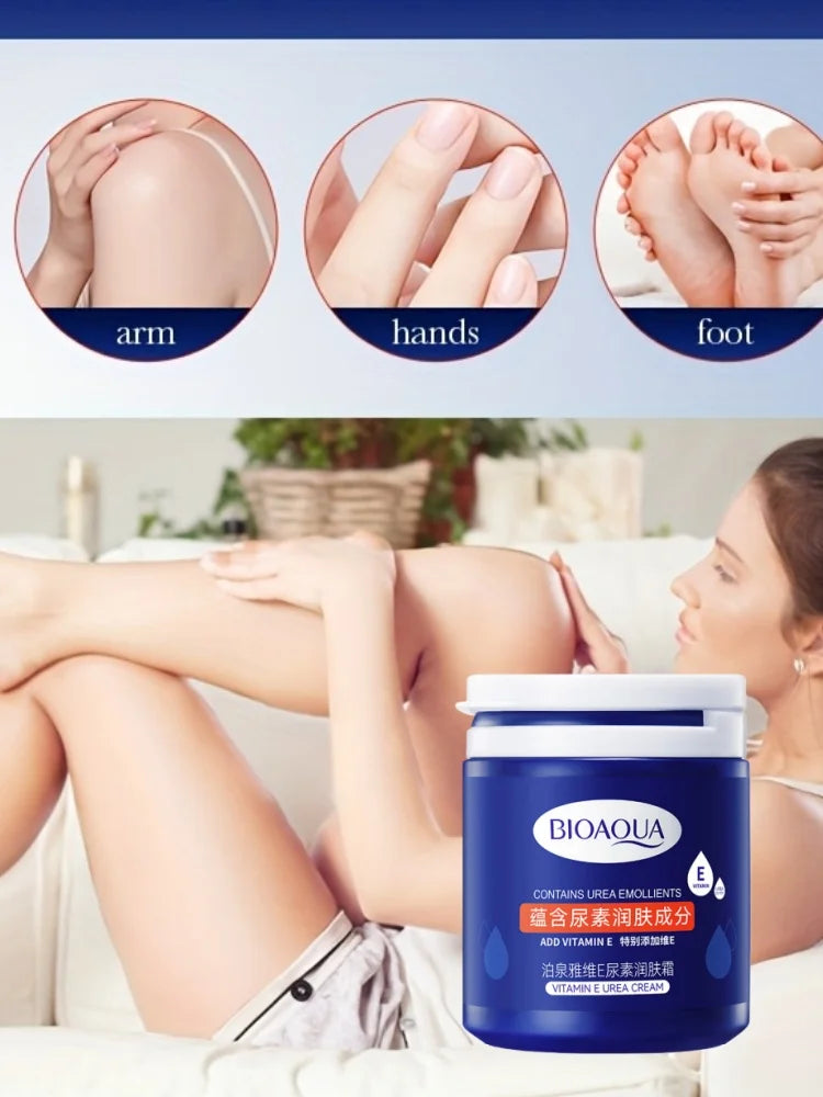 170G/Bottle Urea Moisturizing Cream, Hand Cream, Foot Cream, Body Lotion, Formulated with Glycerin, Vitamin E and Other Ingredients, Deeply Moisturizes the Skin, Prevents Dryness, and Leaves Skin Soft and Smooth, Suitable for