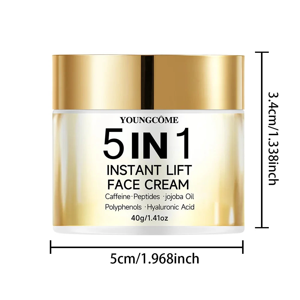 5-in-1 Facial Moisturizing Cream Containing Vitamin C Collagen Moisture Formula Suitable for All Skin Types